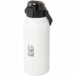 Giganto 1600 ml RCS certified recycled stainless steel copper vacuum insulated bottle – White with logo