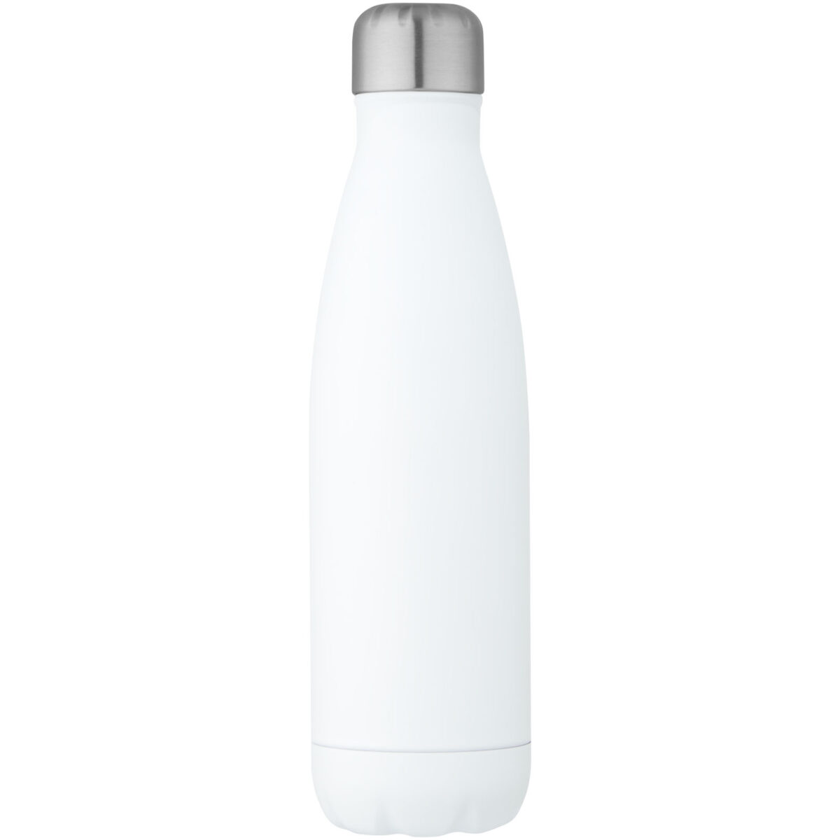 Cove 500 ml RCS certified recycled stainless steel vacuum insulated bottle – White front view