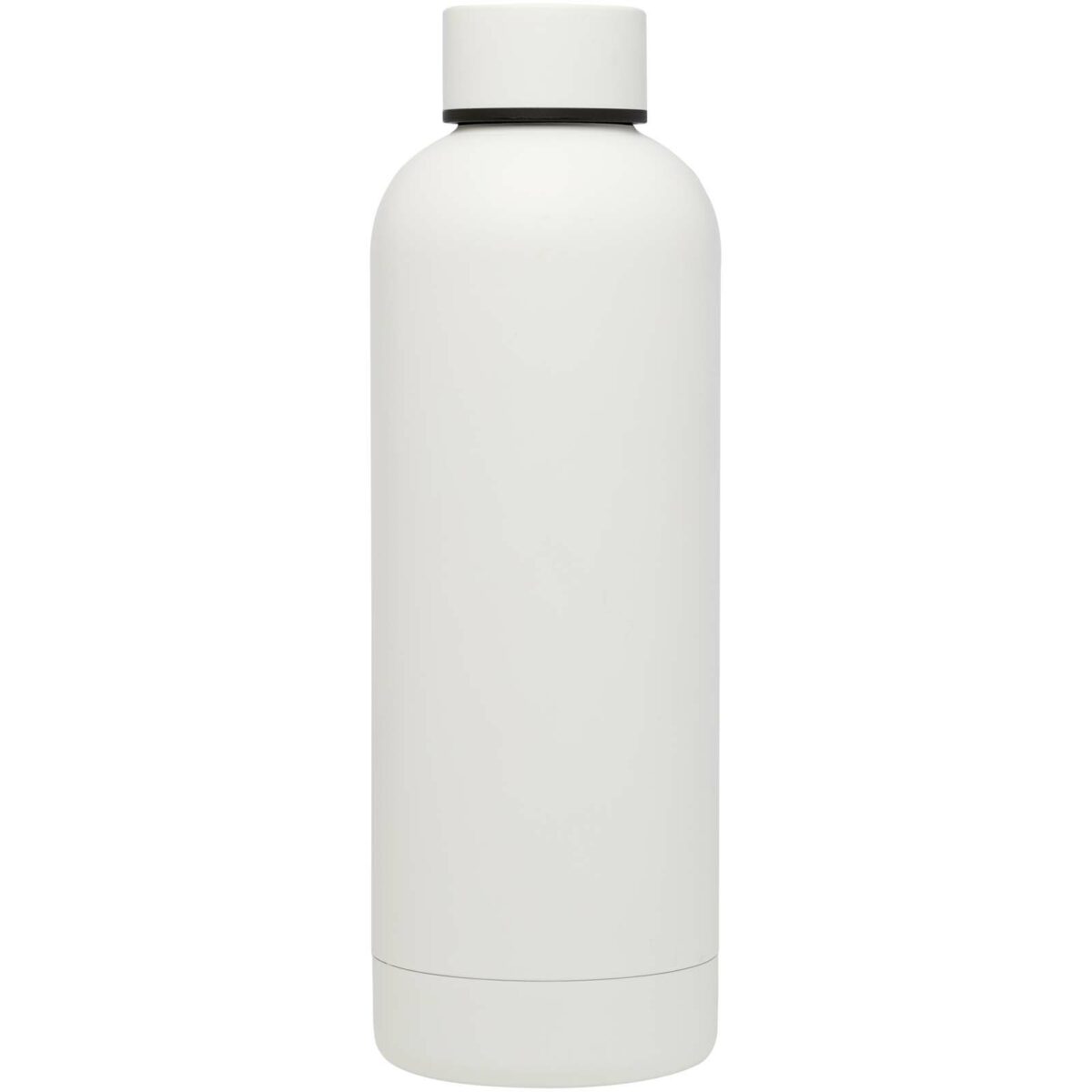Spring 500 ml RCS certified recycled stainless steel copper vacuum insulated bottle – White front view