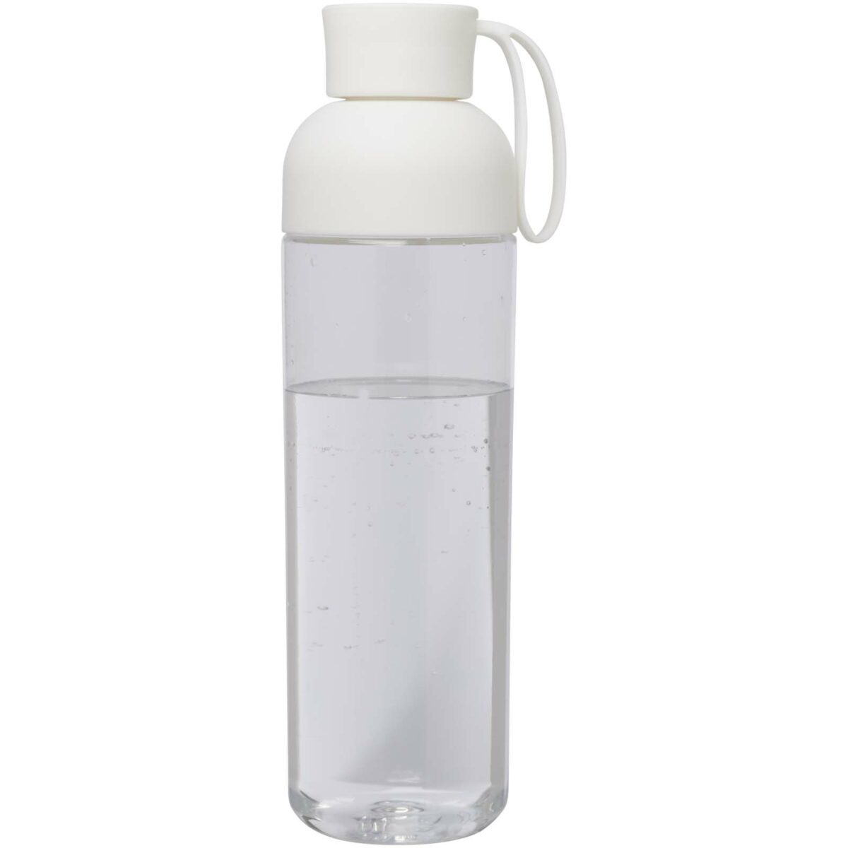 Illuminate 600 ml RPET water bottle – White front view