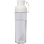Illuminate 600 ml RPET water bottle – White front view