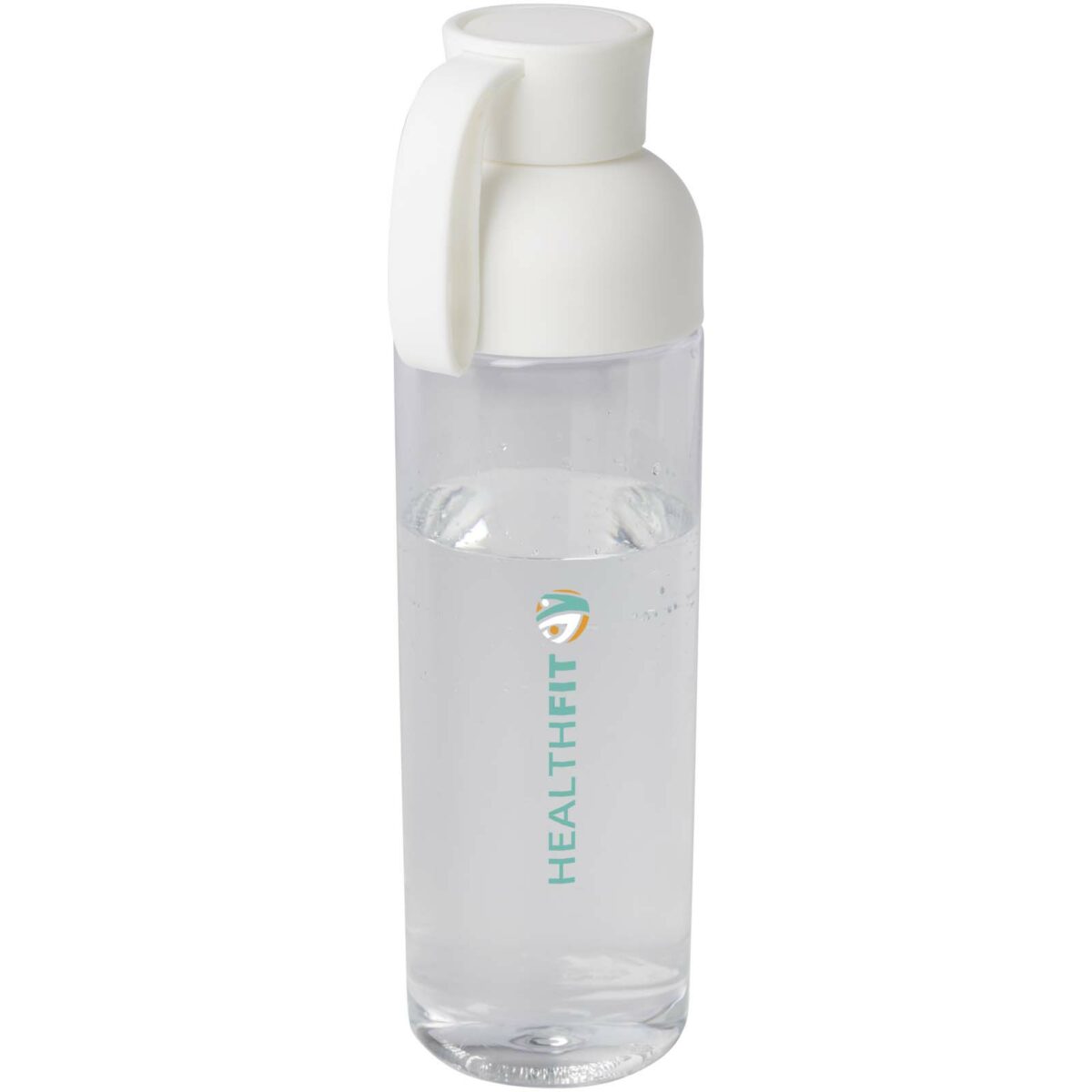 Illuminate 600 ml RPET water bottle – White with logo