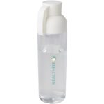 Illuminate 600 ml RPET water bottle – White with logo