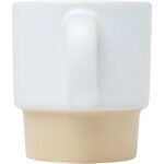 Olympia 130 ml stackable expresso cup with clay bottom – White back view