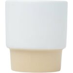 Olympia 130 ml stackable expresso cup with clay bottom – White front view