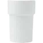 Fika 340 ml tumbler with bamboo sleeve – White front view