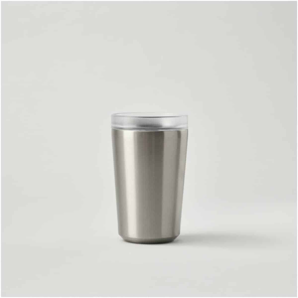 Ocean Bottle 350 ml insulated tumbler – Stainless steel back view