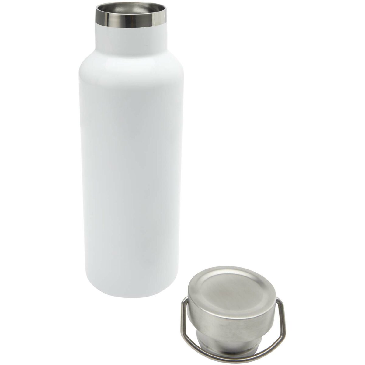 Thor 500 ml RCS certified recycled stainless steel water bottle – White extra view