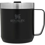 Stanley Classic 350 ml camp mug – Solid black front view