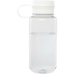 Ryder 900 ml RCS certified RPET sport bottle with multi-function lid – White back view
