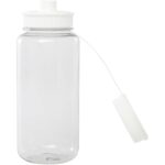 Ryder 900 ml RCS certified RPET sport bottle with multi-function lid – White extra view