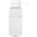Ryder 900 ml RCS certified RPET sport bottle with multi-function lid – White front view