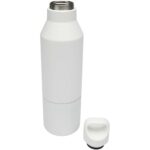 Odessy 600 ml RCS certified recycled stainless steel insulated bottle with 300 ml cup – White extra view