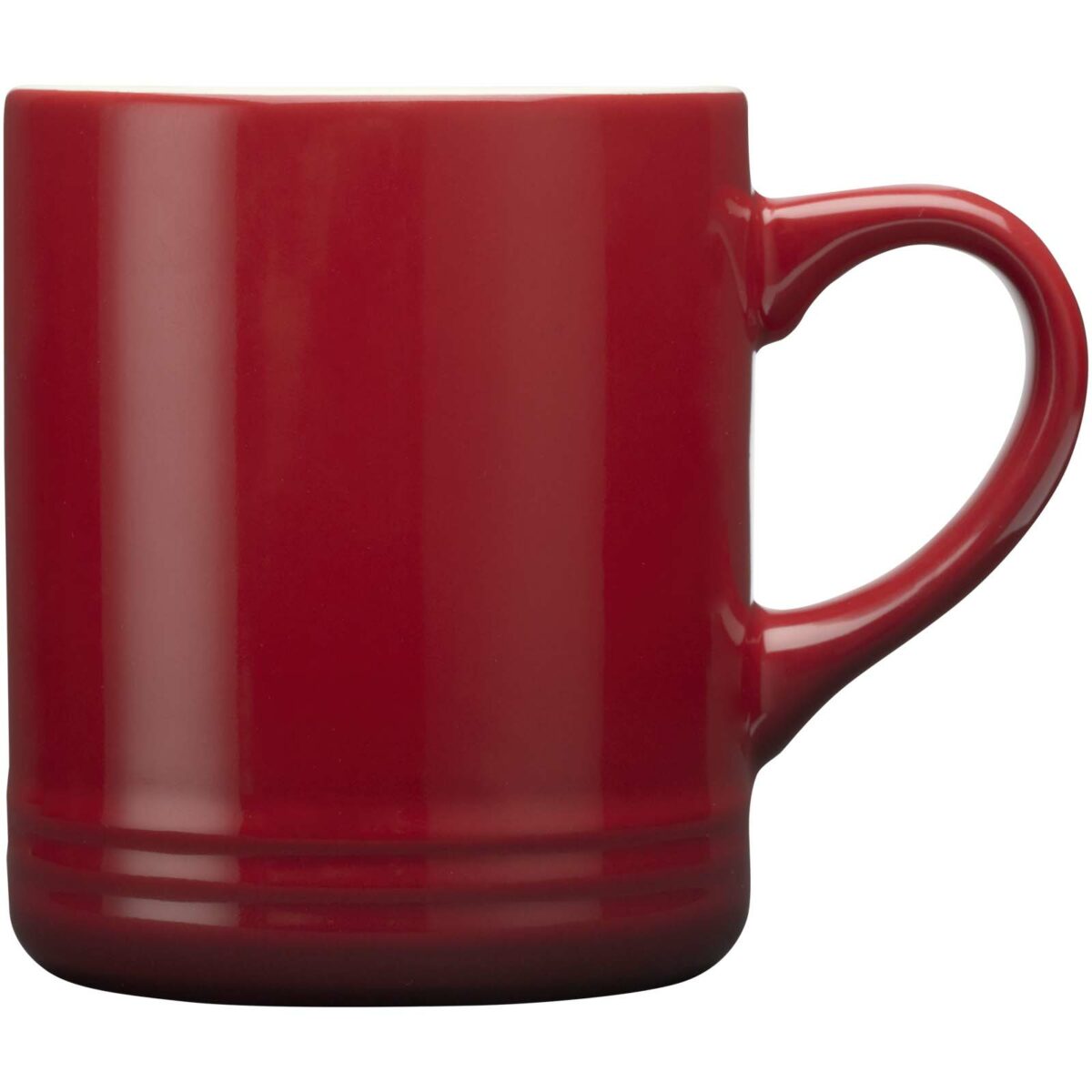 Laguna 330 ml ceramic mug – Red front view