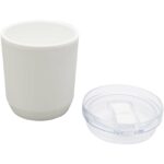 Hudson 180 ml recycled plastic double-wall tumbler – White extra view