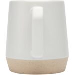 Dolce 300 ml ceramic mug with matt finish – White back view