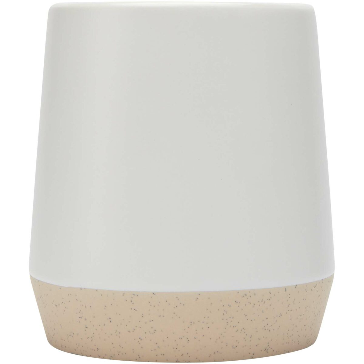 Dolce 300 ml ceramic mug with matt finish – White front view
