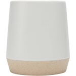 Dolce 300 ml ceramic mug with matt finish – White front view