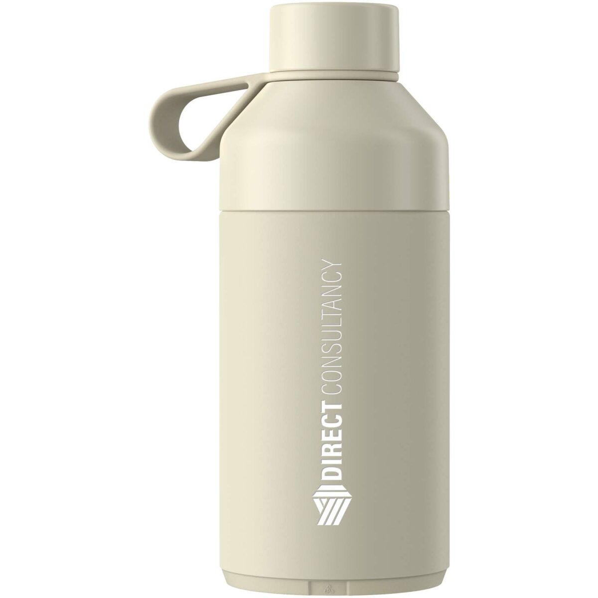 Ocean Bottle 750 ml vacuum insulated water bottle – Sandstone with logo