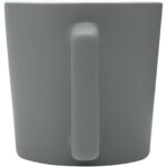Cali 370 ml ceramic mug with matt finish – White back view