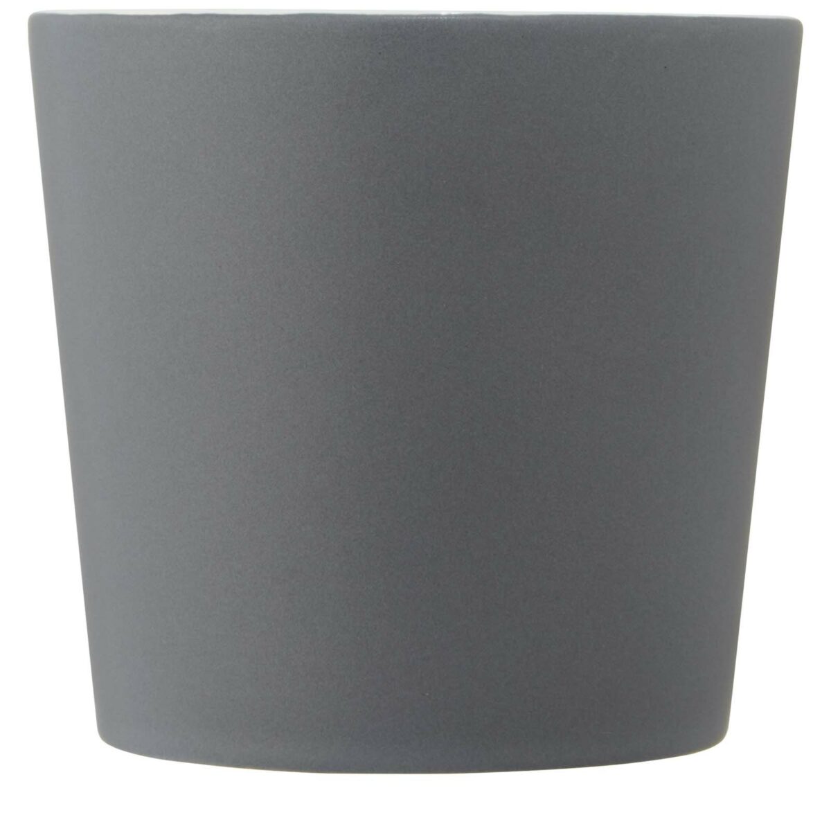 Cali 370 ml ceramic mug with matt finish – White front view