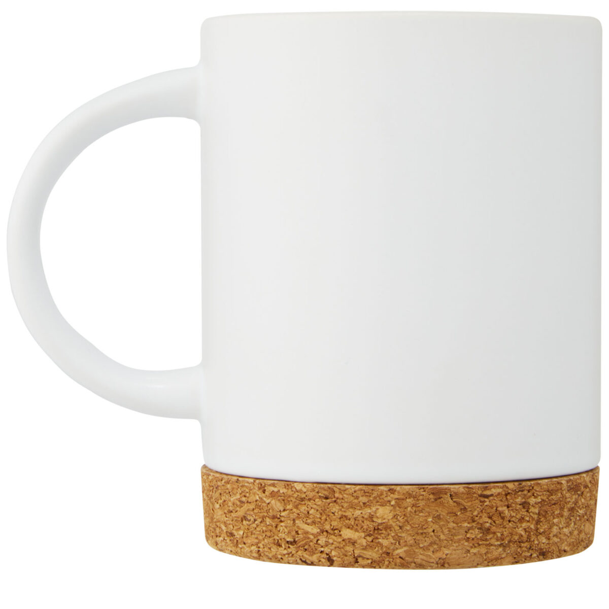 Neiva 425 ml ceramic mug with cork base – White back view