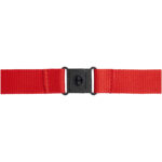 Yogi lanyard detachable buckle break-away closure – Red back view