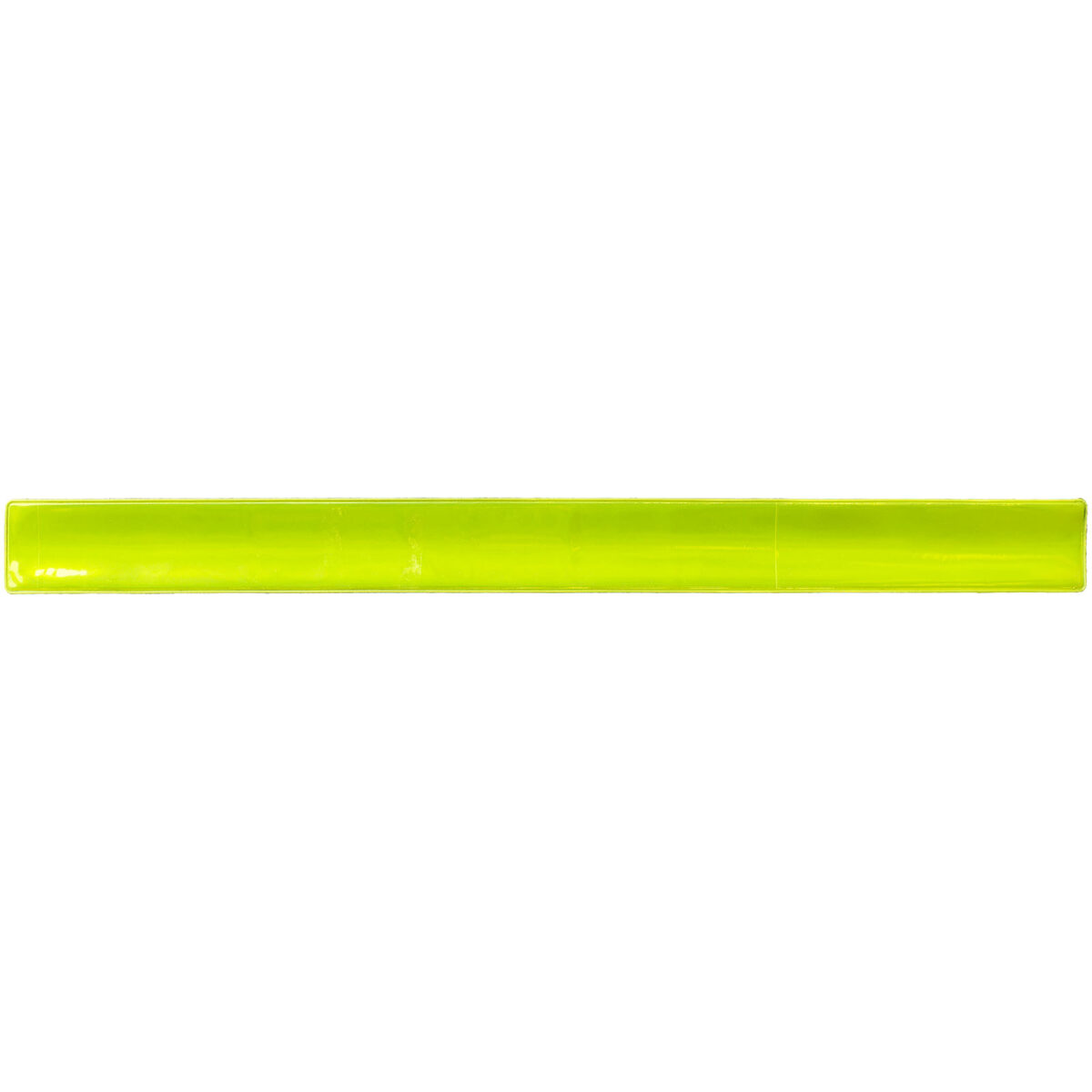 RFX™ Hitz reflective safety slap wrap – Neon yellow front view