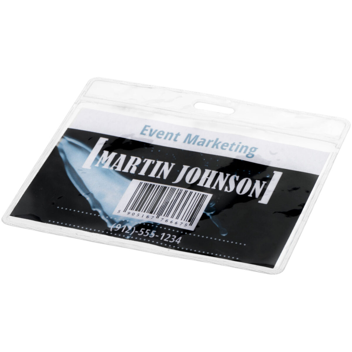 Serge transparent badge holder – Transparent clear extra view