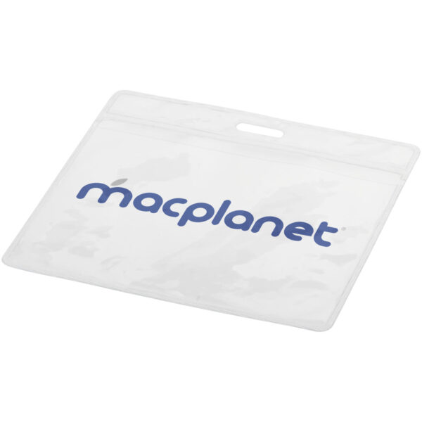 Serge transparent badge holder – Transparent clear with logo