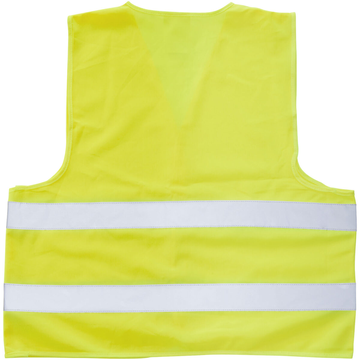 RFX™ Watch-out XL safety vest in pouch for professional use – Neon yellow back view