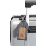 Tie luggage tag – Grey extra view