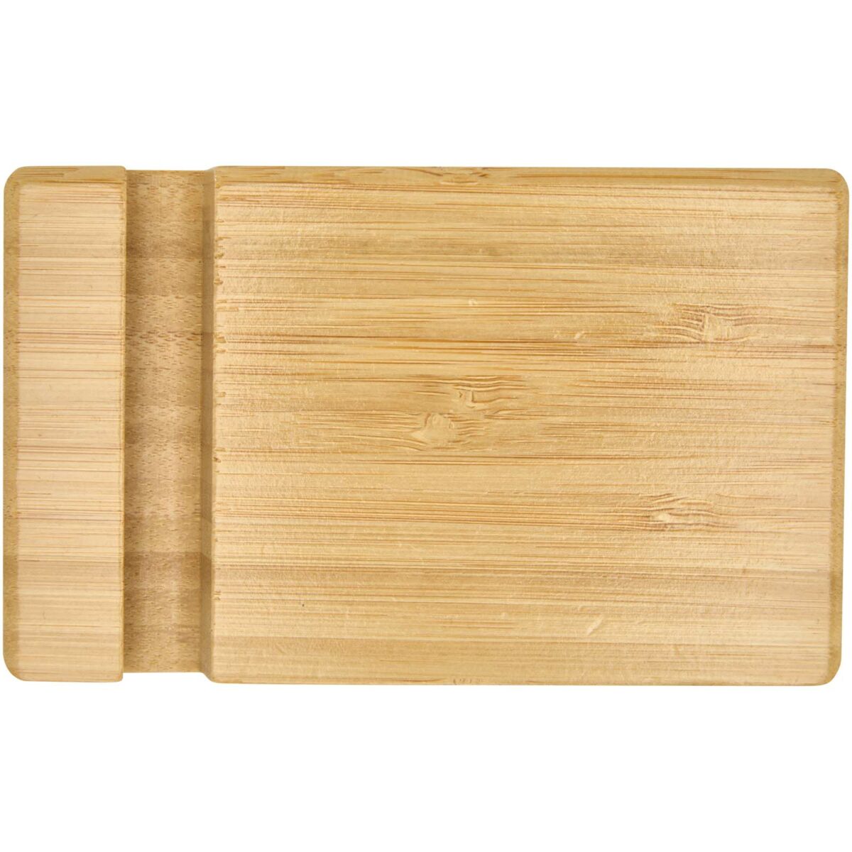 Bubup bamboo 2-angled tablet and phone stand – Wood front view