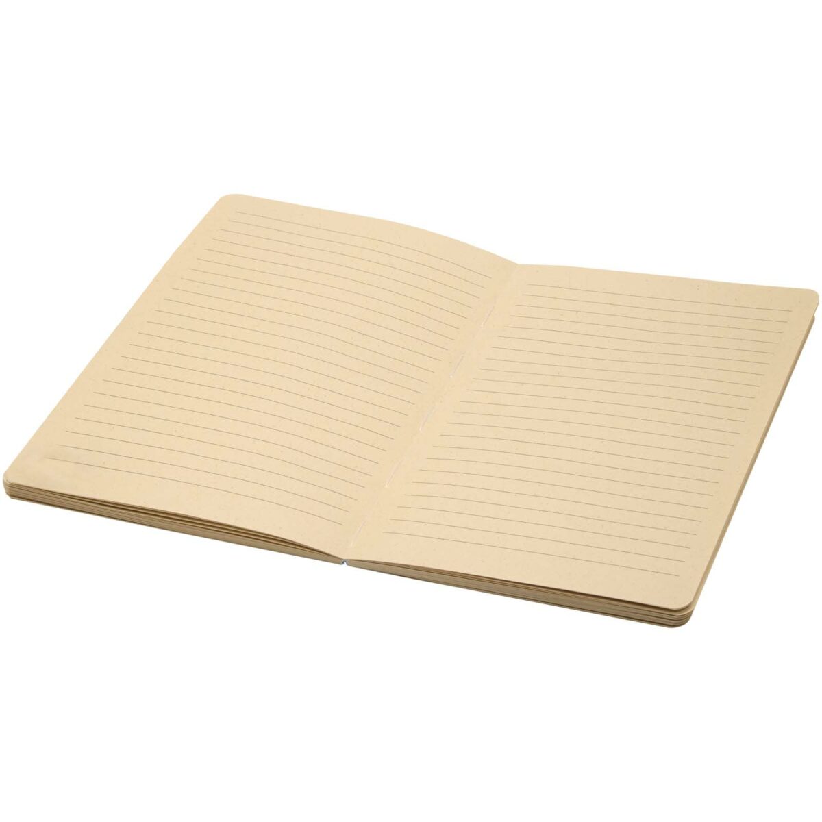 Liliana A5 sugarcane and RPET soft cover notebook – Brick extra view