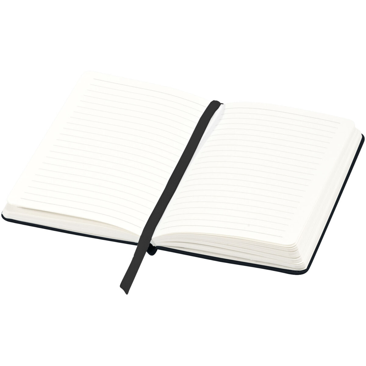 Classic A6 hard cover pocket notebook – Solid black extra view