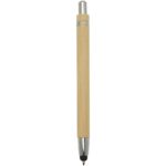 Elm bamboo ballpoint pen (black ink) – Natural back view