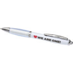 Nash ballpoint pen with coloured barrel and grip (black ink) – White extra view
