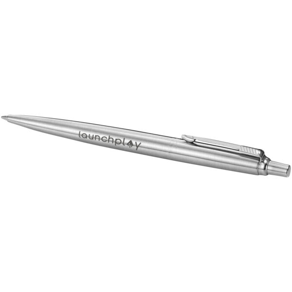 Parker Jotter ballpoint pen (blue ink) – Steel with logo