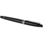 Waterman Expert fountain pen (blue ink) – Solid black extra view