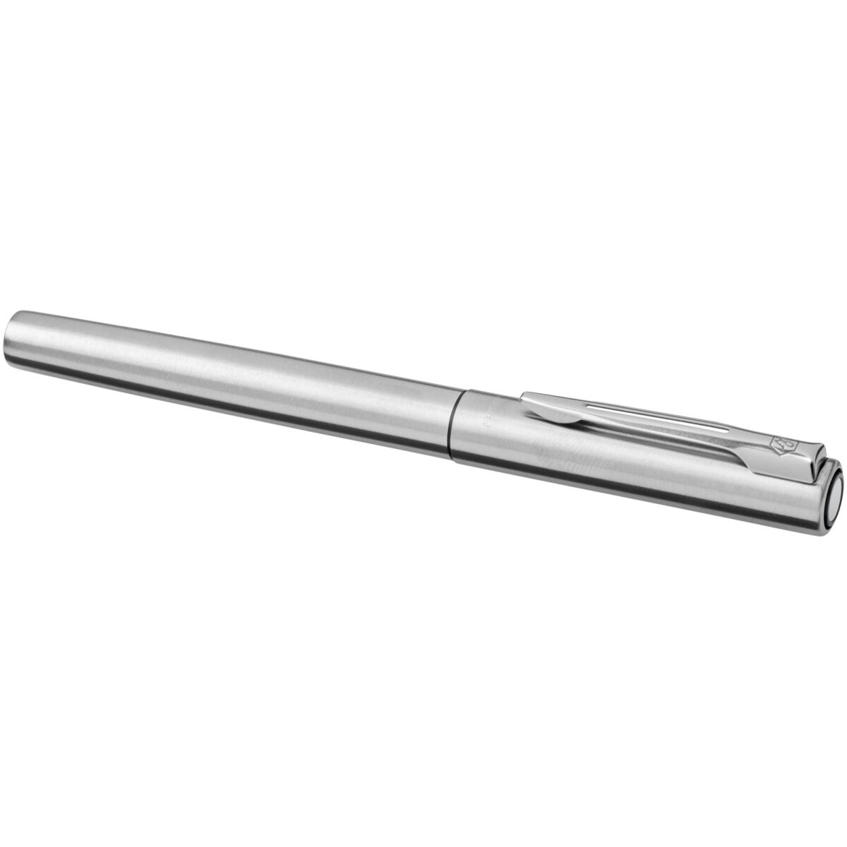 Waterman Graduate rollerball pen (black ink) – Chrome extra view