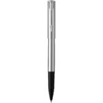 Waterman Graduate rollerball pen (black ink) – Chrome front view