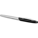 Geneva stylus ballpoint pen and rollerball pen set (blue ink) – Silver extra view