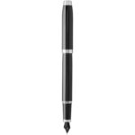 Parker IM fountain pen (blue ink) – Solid black back view