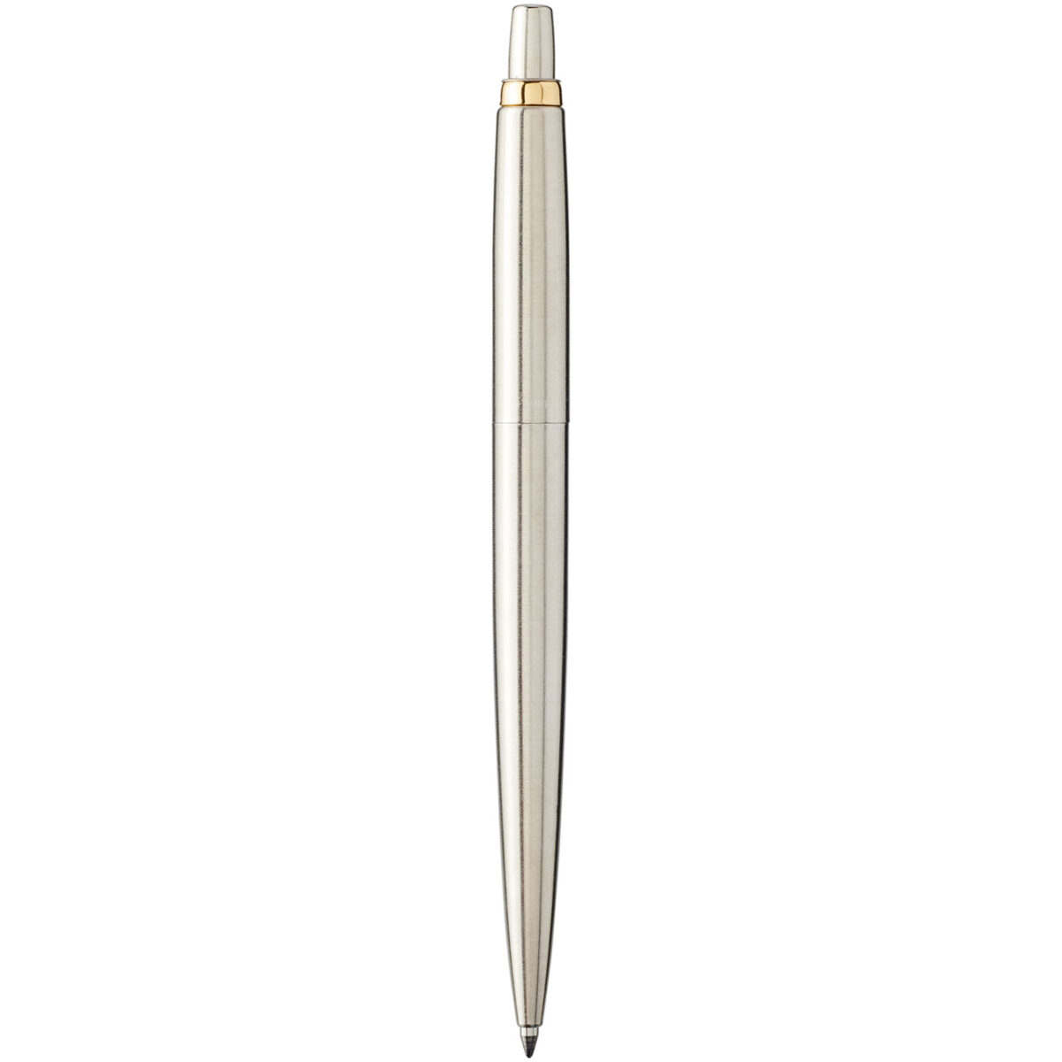 Parker Jotter SS ballpoint pen (blue ink) – Stainless steel back view