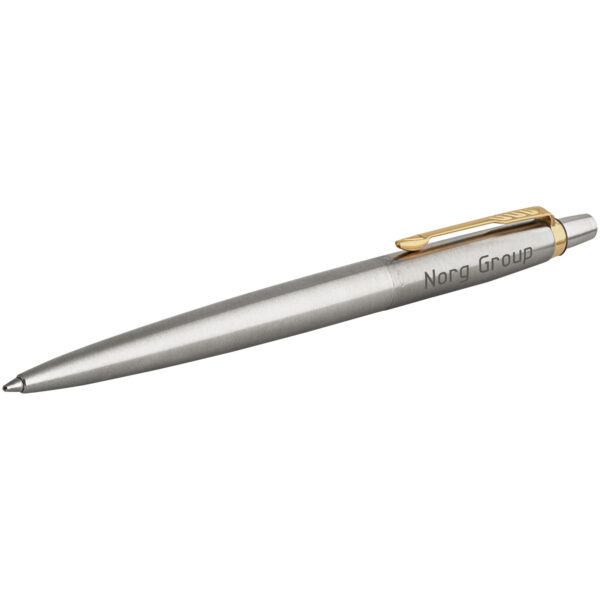 Parker Jotter SS ballpoint pen (blue ink) – Stainless steel with logo