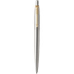 Parker Jotter SS ballpoint pen (blue ink) – Stainless steel front view