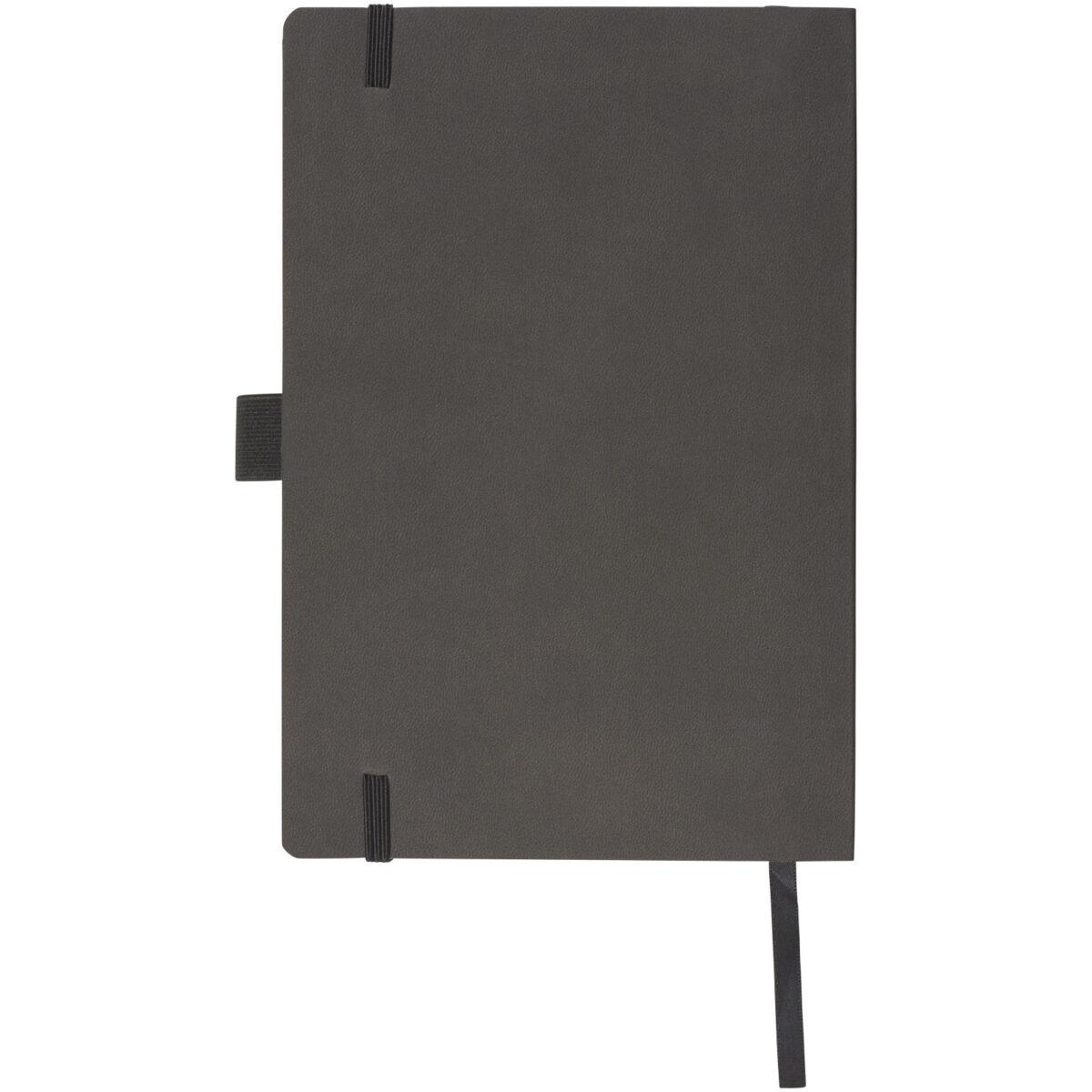 Revello A5 soft cover notebook – Solid black back view