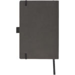 Revello A5 soft cover notebook – Solid black back view