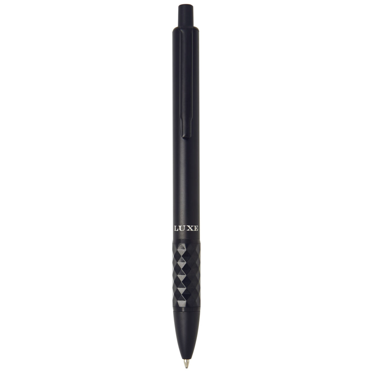 Tactical notebook gift set – Solid black front view