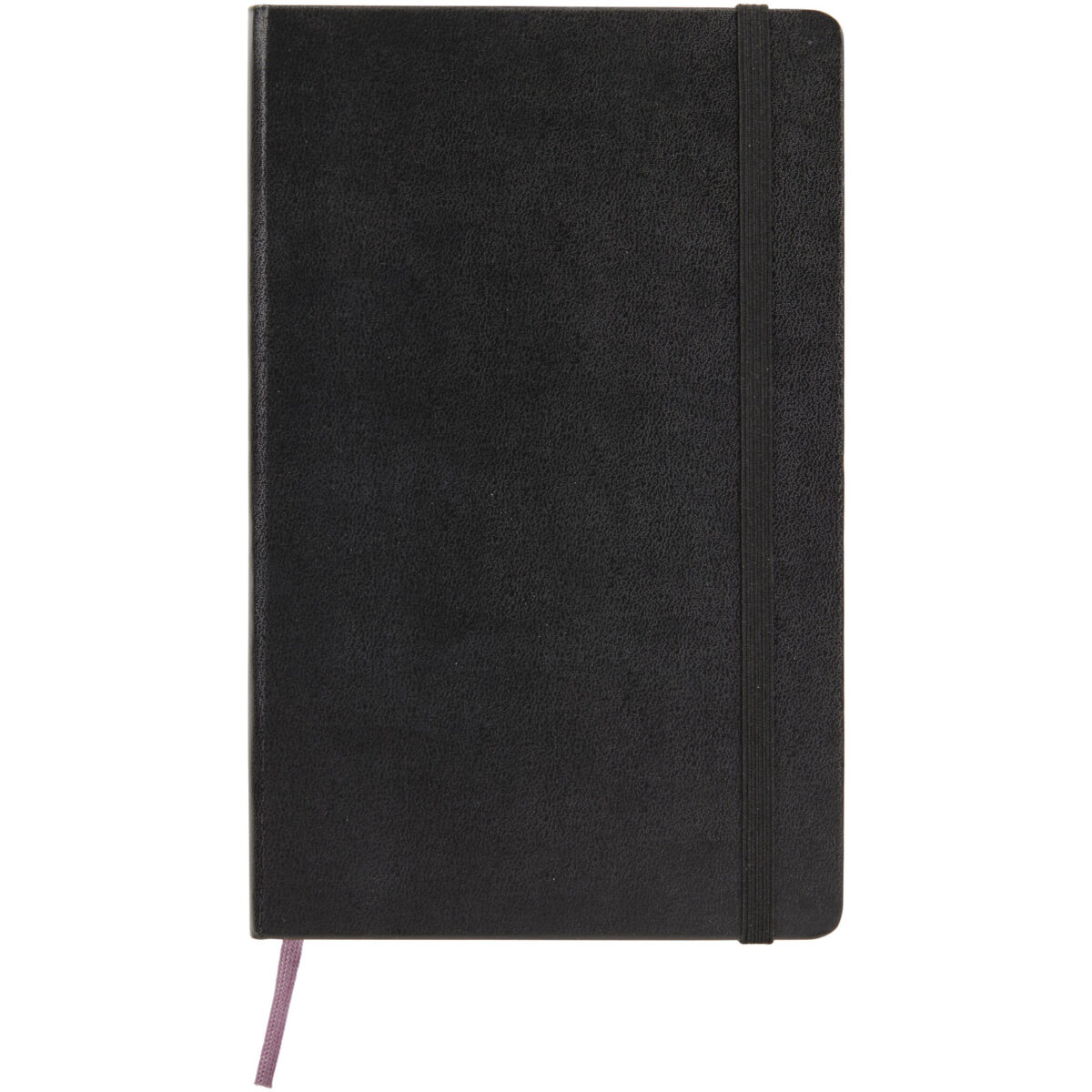 Moleskine Classic PK hard cover notebook - ruled – Solid black front view